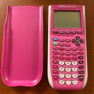 Ti 84 plus silver edition Texas Instruments graphing calculator Pink